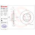 Conjunto de discos de freio BREMBO 09.B645.10
