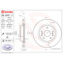 Conjunto de discos de freio BREMBO 09.C047.11