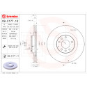 Conjunto de discos de freio BREMBO 09.C177.11