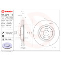 Conjunto de discos de freio BREMBO 09.C245.11
