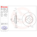 Conjunto de discos de freio BREMBO 09.C422.11