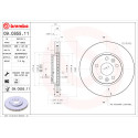 Conjunto de discos de freio BREMBO 09.C655.11