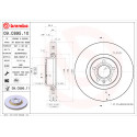 Conjunto de discos de freio BREMBO 09.C895.11
