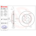 Conjunto de discos de freio BREMBO 09.C934.11