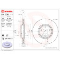 Conjunto de discos de freio BREMBO 09.D062.11
