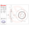 Conjunto de discos de freio BREMBO 09.N125.10