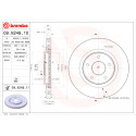 Conjunto de discos de freio BREMBO 09.N248.11
