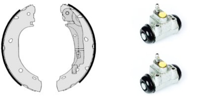 KIT PADRÃO BREMBO H 23 057 jogo de sapatas de freio
