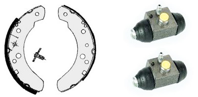 Juego de zapatas de frenos STANDARD KIT