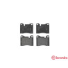 Jogo de 4 pastilhas de freio BREMBO P 06 002