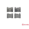 Jogo de 4 pastilhas de freio BREMBO P 06 003
