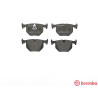 Jogo de 4 pastilhas de freio BREMBO P 06 020