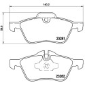 Jogo de 4 pastilhas de freio BREMBO P 06 030