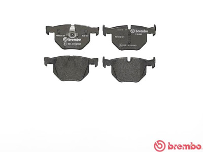 Jogo de 4 pastilhas de freio BREMBO P 06 033