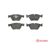 Jogo de 4 pastilhas de freio BREMBO P 06 040