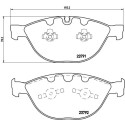 Jogo de 4 pastilhas de freio BREMBO P 06 047