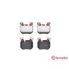 Jogo de 4 pastilhas de freio BREMBO P 06 059