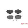Jogo de 4 pastilhas de freio BREMBO P 06 061