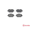 Jogo de 4 pastilhas de freio BREMBO P 06 080