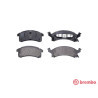Jogo de 4 pastilhas de freio BREMBO P 07 004