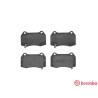 Jogo de 4 pastilhas de freio BREMBO P 09 003
