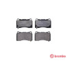 Jogo de 4 pastilhas de freio BREMBO P 09 004