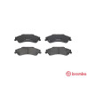 Jogo de 4 pastilhas de freio BREMBO P 10 002
