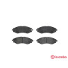 Jogo de 4 pastilhas de freio BREMBO P 10 006