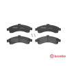Jogo de 4 pastilhas de freio BREMBO P 10 009