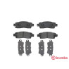 Jogo de 4 pastilhas de freio BREMBO P 10 010