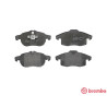 Jogo de 4 pastilhas de travao com lado de instalacao direccional Brake Pads