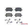 Jogo de 4 pastilhas de freio BREMBO P 10 015
