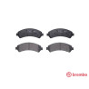 Jogo de 4 pastilhas de freio BREMBO P 10 016
