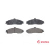 Jogo de 4 pastilhas de freio BREMBO P 10 052