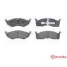 Jogo de 4 pastilhas de freio BREMBO P 11 008