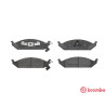 Jogo de 4 pastilhas de freio BREMBO P 11 011