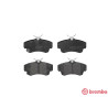 Jogo de 4 pastilhas de freio BREMBO P 11 012