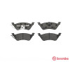 Jogo de 4 pastilhas de freio BREMBO P 11 014