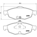 Jogo de 4 pastilhas de freio BREMBO P 11 016