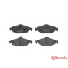 Jogo de 4 pastilhas de freio BREMBO P 11 016