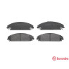 Jogo de 4 pastilhas de freio BREMBO P 11 017