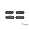 Jogo de 4 pastilhas de freio BREMBO P 11 019