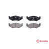 Jogo de 4 pastilhas de freio BREMBO P 11 020