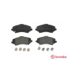 Jogo de 4 pastilhas de freio BREMBO P 11 022