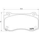 Jogo de 4 pastilhas de freio BREMBO P 11 023