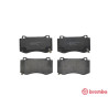 Jogo de 4 pastilhas de freio BREMBO P 11 023