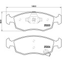 Jogo de 4 pastilhas de freio BREMBO P 11 031