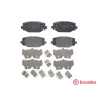 Jogo de 4 pastilhas de freio BREMBO P 11 032