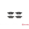 Jogo de 4 pastilhas de freio BREMBO P 15 001