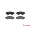 Jogo de 4 pastilhas de freio BREMBO P 15 002